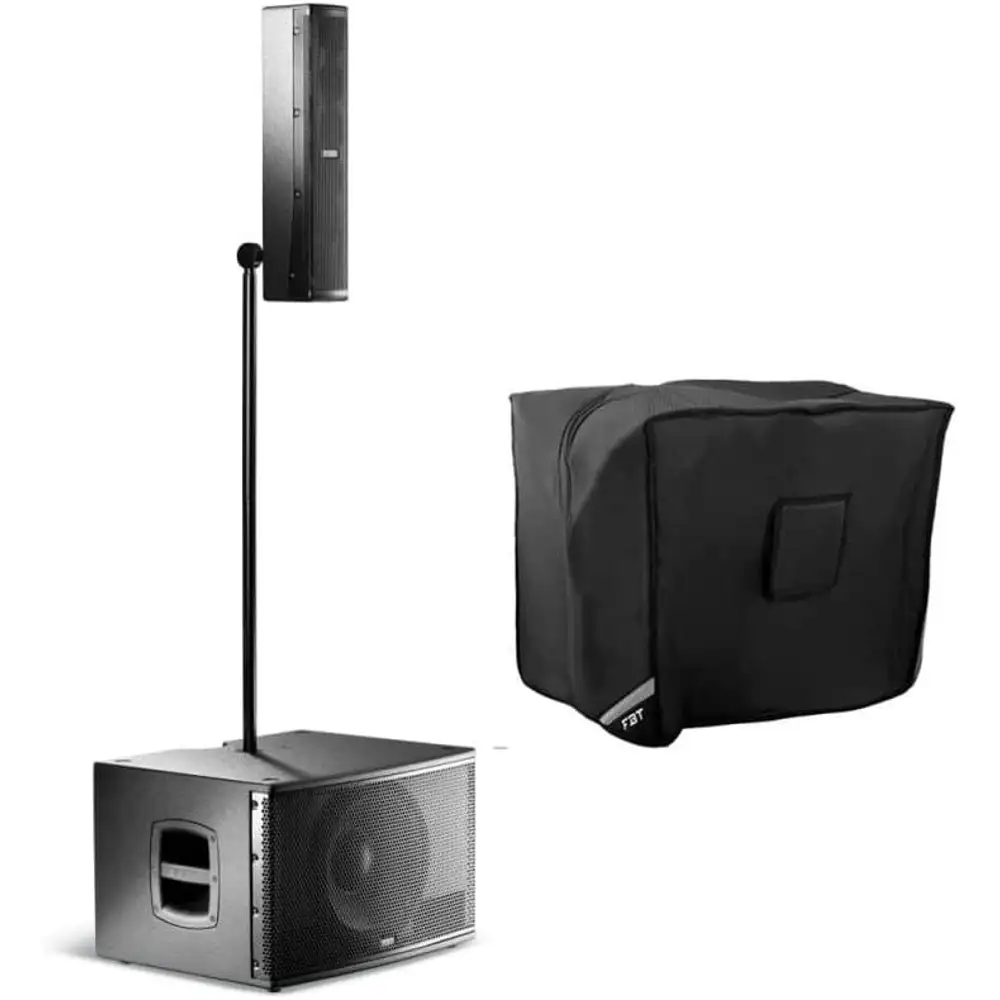 FBT VERTUS CS1000 impianto a colonna sub+satellite 1000W rms + VT-C1000 custodia