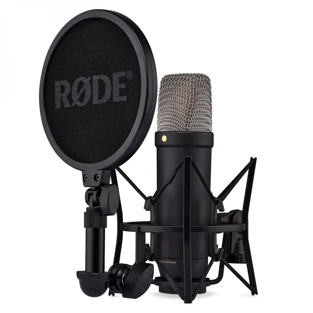 RODE NT1 5th gen. black Microfono condesatore diaframma largo da studio XLR USB
