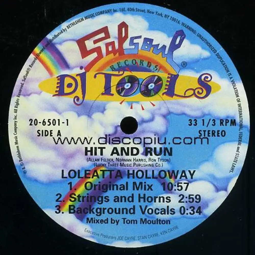 SALSOUL DJ TOOLS SERIES　ロレッタ・ハロウェイ SALSOUL DJ TOOLS SERIES ロレッタ・ハロウェイ Salsoul DJ