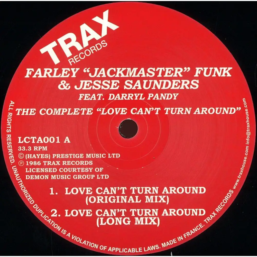 Complete love. Farley Jackmaster Funk - Love can't turn around. Mr fingers can you feel it. Mr fingers can you feel it Vinyl. Darryl Pandy, Farley 'Jackmaster' Funk - Love can't turn around (Original Mix).