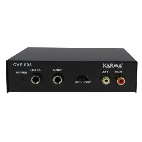Preamplificatore Phono Bonvvie MM Con Manopola Volume – Ingresso/Uscita RCA, Alimentatore 12V, Custodia In Metallo Per Giradischi E DJ