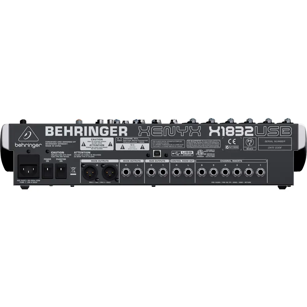 DJ機材 Behringer XENYX X1832USB Behringer | Product | XENYX X1832USB