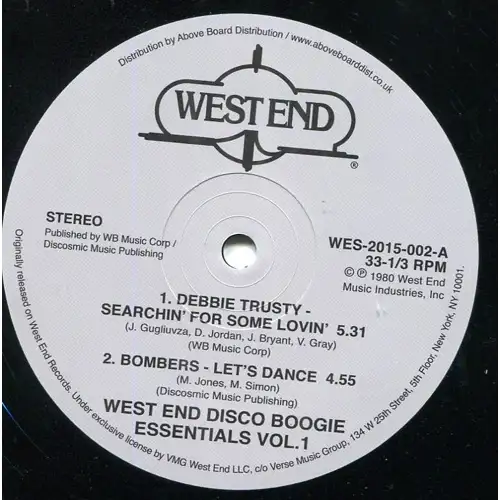 various-west-end-disco-boogie-essentials-vol-1