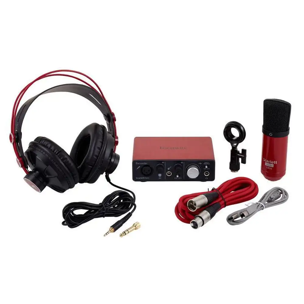 FOCUSRITE SCARLETT SOLO STUDIO PACK Kit studio - Vendita online