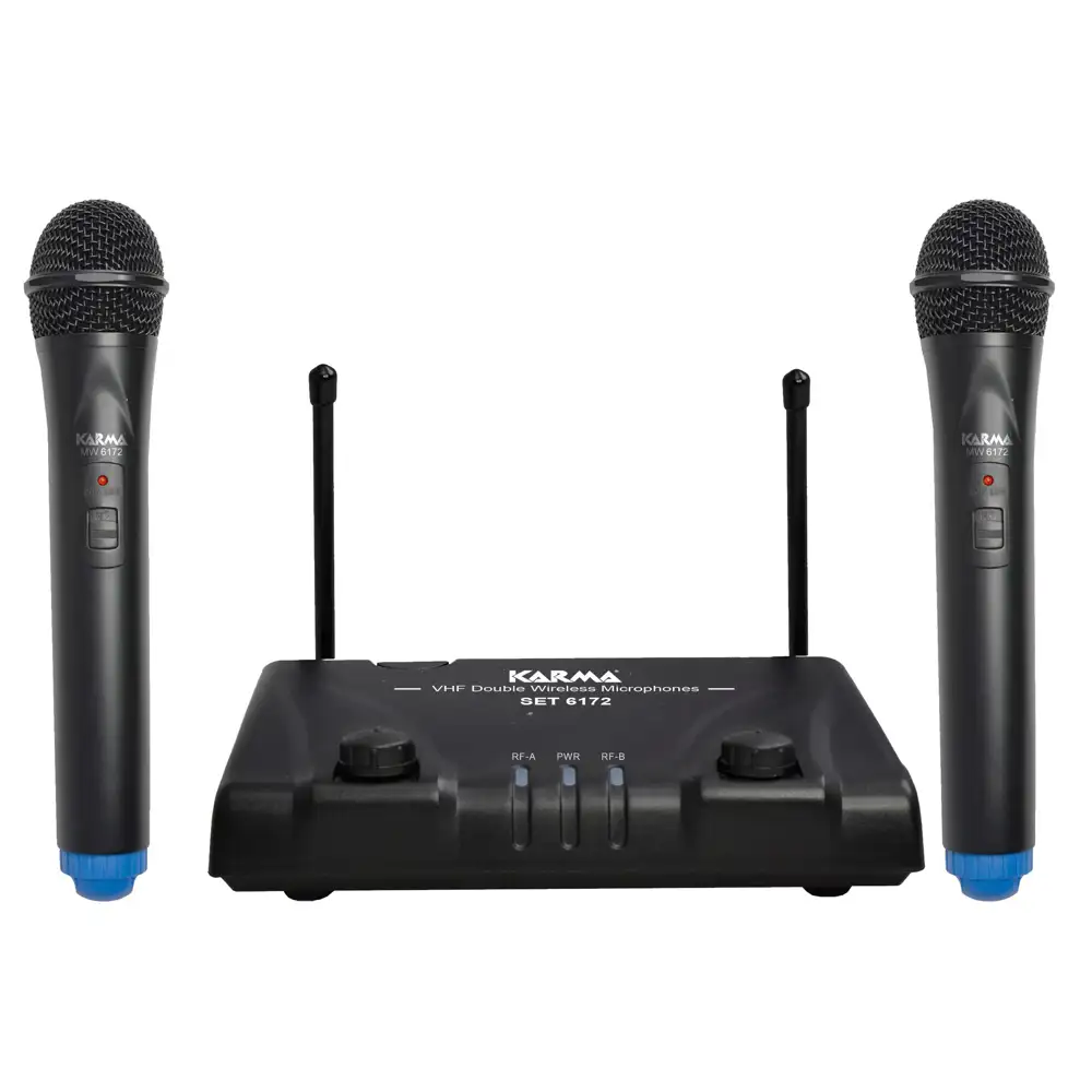 SET 6172B 174.1 174.50 mhz Handheld wireless microphones pairs