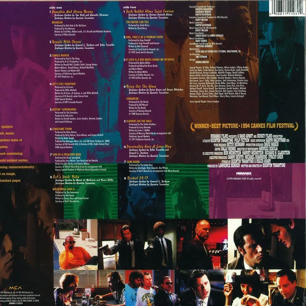 various pulp fiction funk disco rock soul classic Disco Più