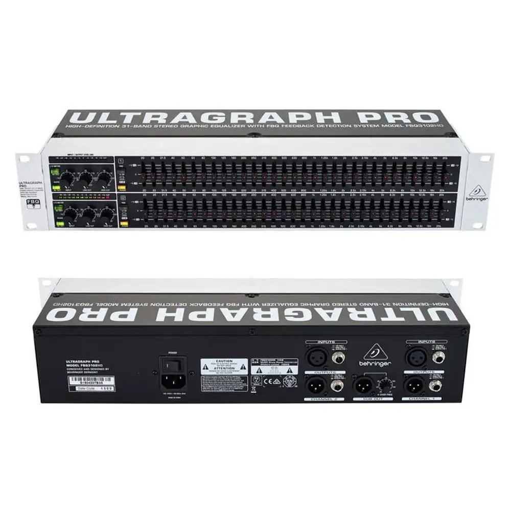 ULTRA-GRAPH PRO GEQ 3102 31バンドイコライザー Behringer | Product