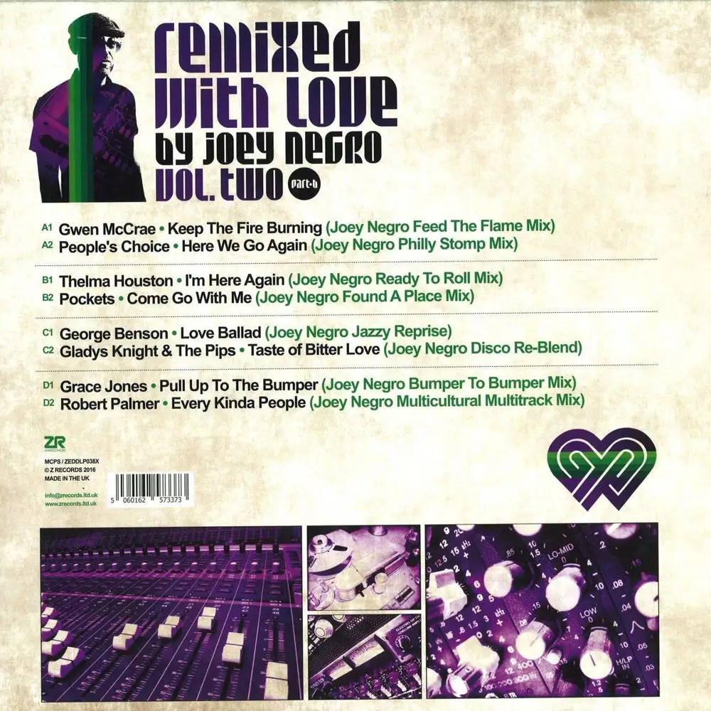 VINYL joey negro - *2* remixed with love by joey negro vol.2 <br