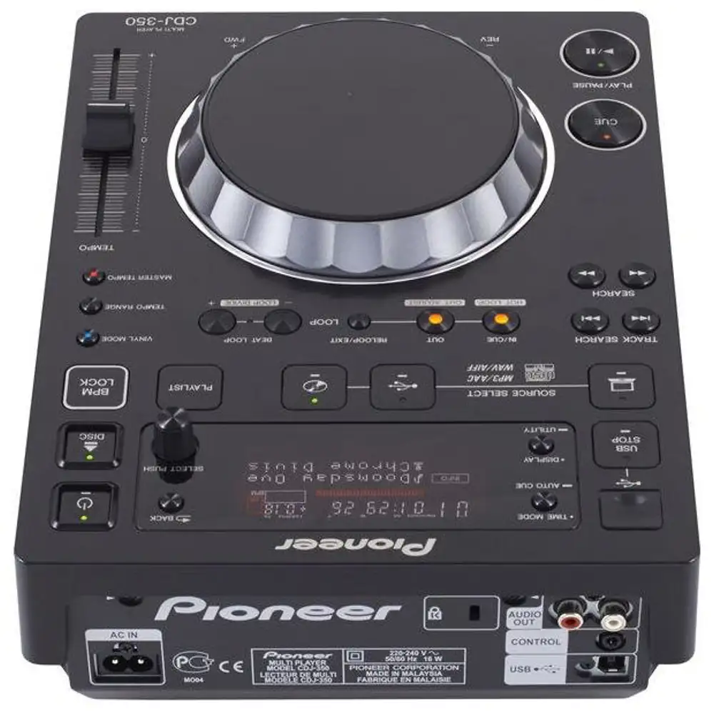 CDJ 350 K CD players - Vendita online Attrezzatura per Deejay Mixer Cuffie  Microfoni Consolle per DJ