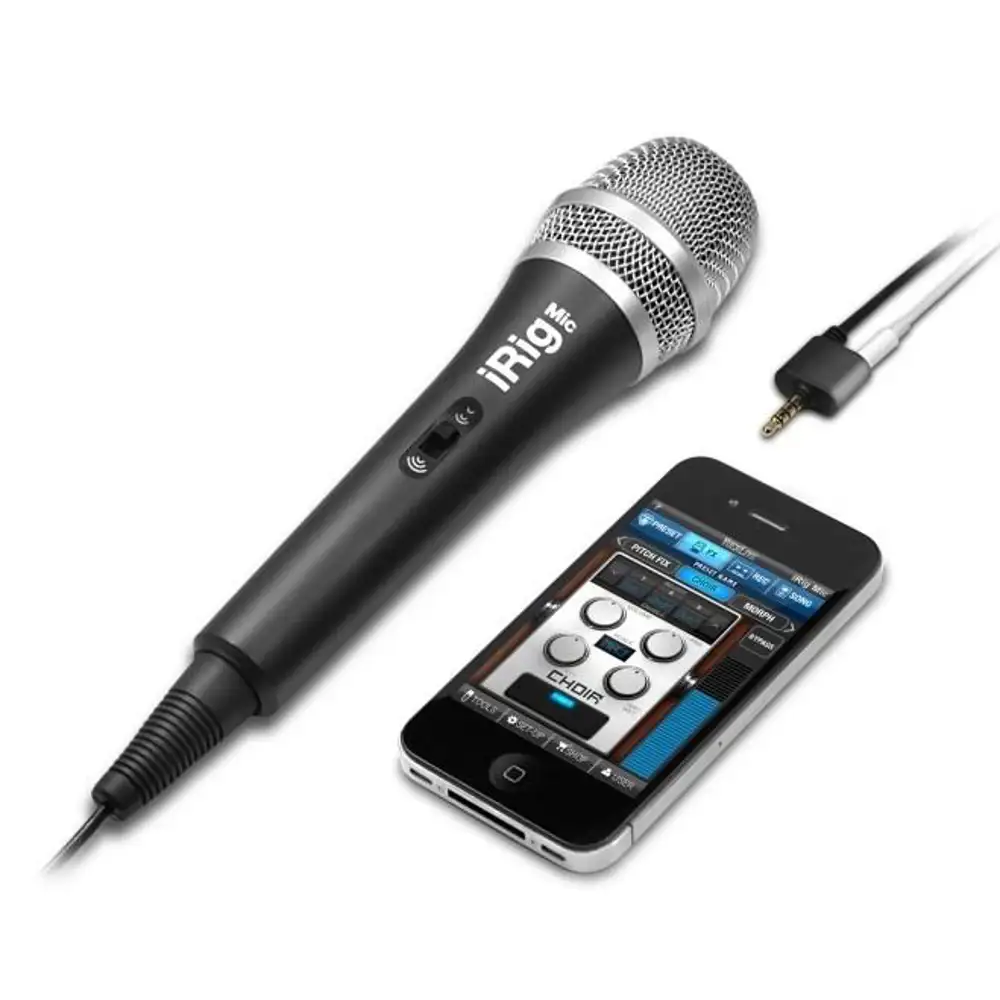 IRIG MIC Microfoni per smartphone e tablet - Vendita online Attrezzatura per  Deejay Mixer Cuffie Microfoni Consolle per DJ