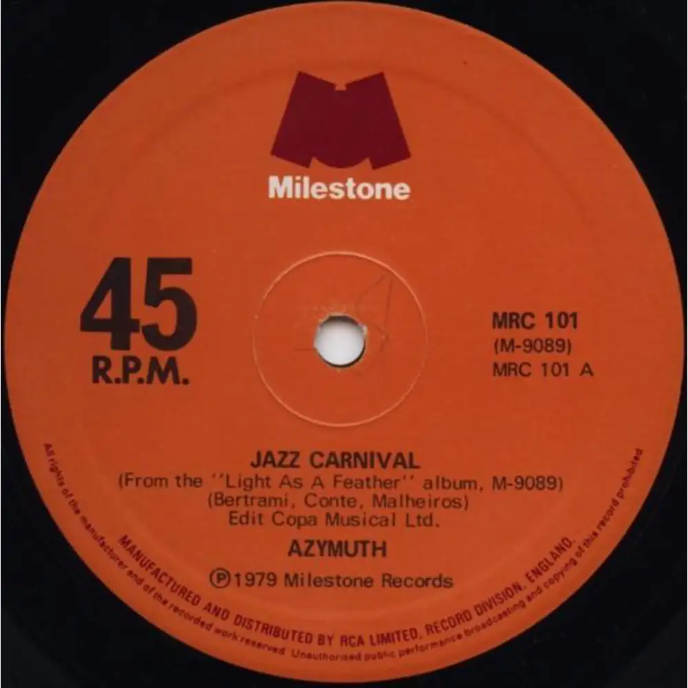 Azymuth - Jazz Carnival B/w Fly Over The Horizon Fusion Jazz-funk ...