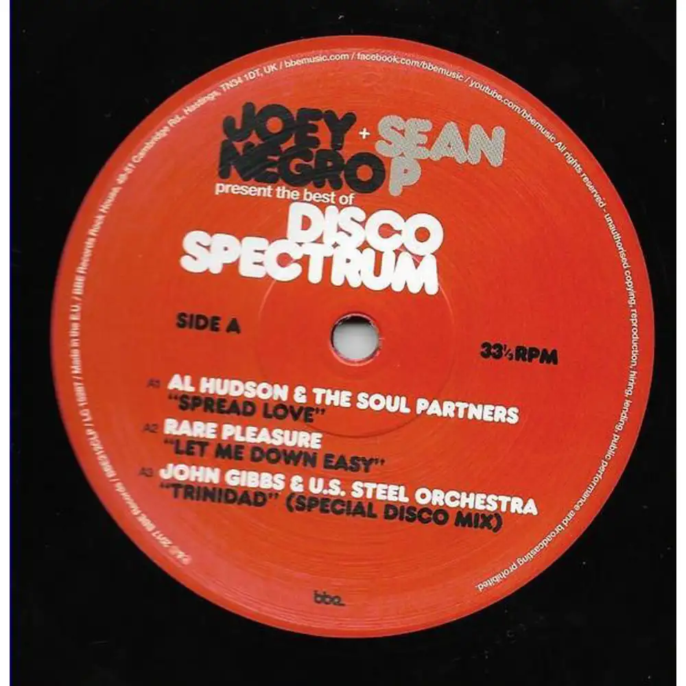 Joey Negro Sean P The Best Of Disco Spectrum Disco Boogie Disco Piu Let me down easy is a song recorded by rare pleasure in 1976 which was later sampled in 1998 on david morales&#39; needin&#39; u. discopiu