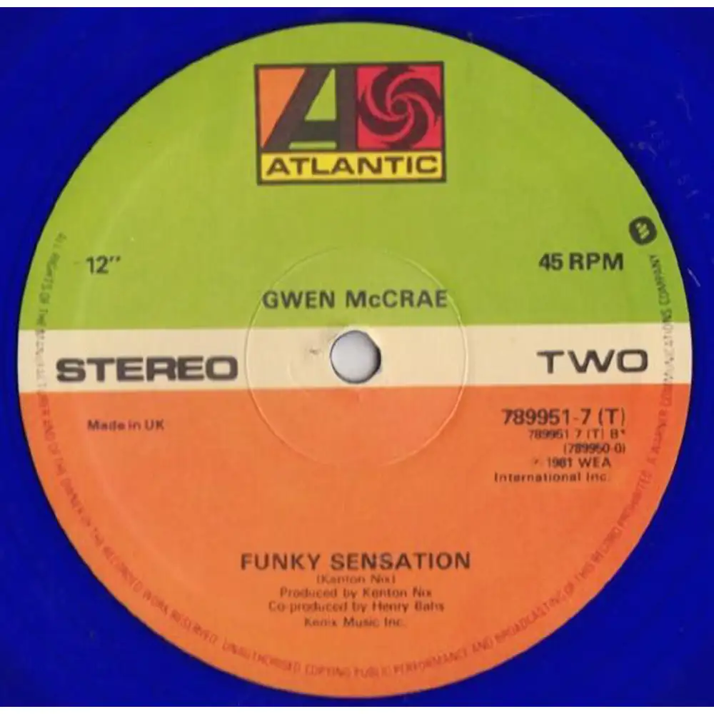 gwen mccrae keep the fire burning b/w funky sensation (blue vinyl