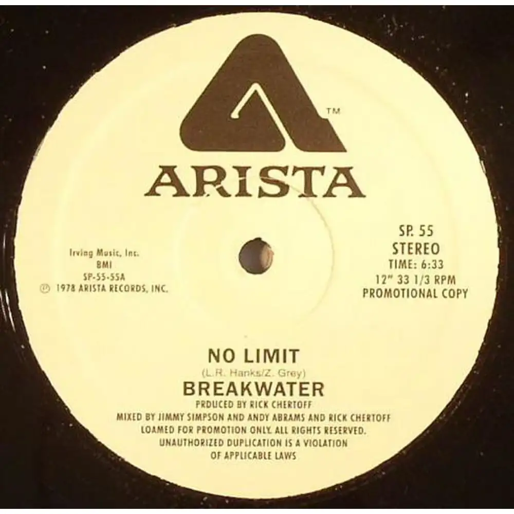 breakwater - no limit b/w do it till the fluid gets hot funk disco classic  - Disco Più