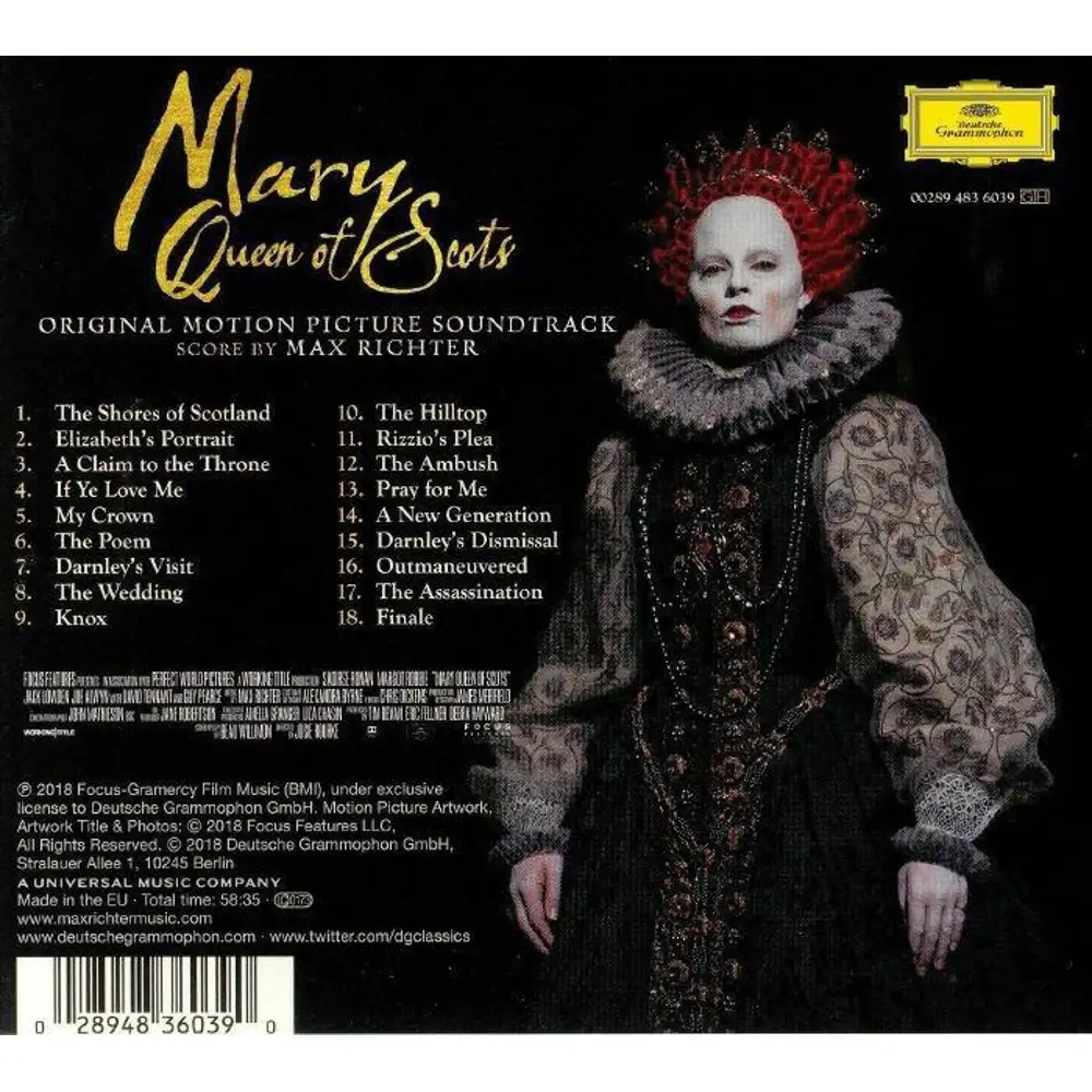 Mary queen of scots soundtrack