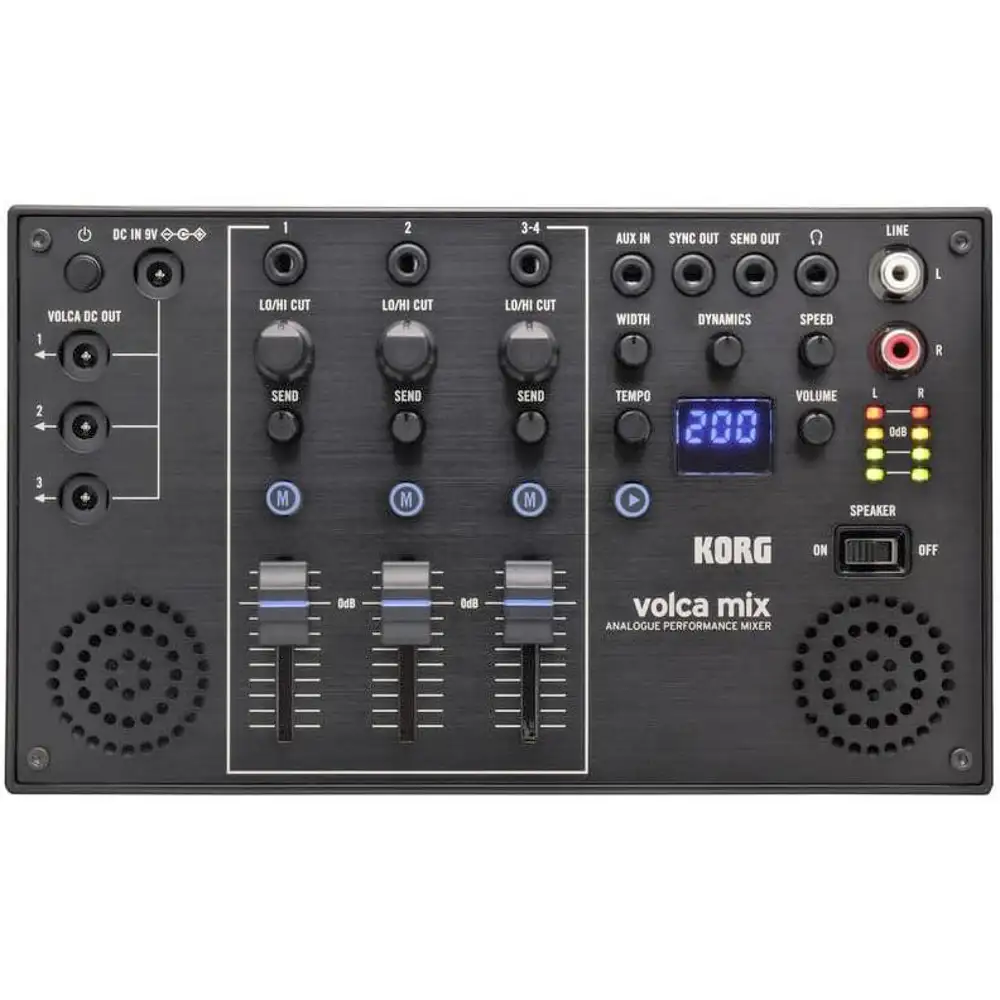 KORG VOLCA MIX mixer analogico 3 canali speaker integrati per combinare synth