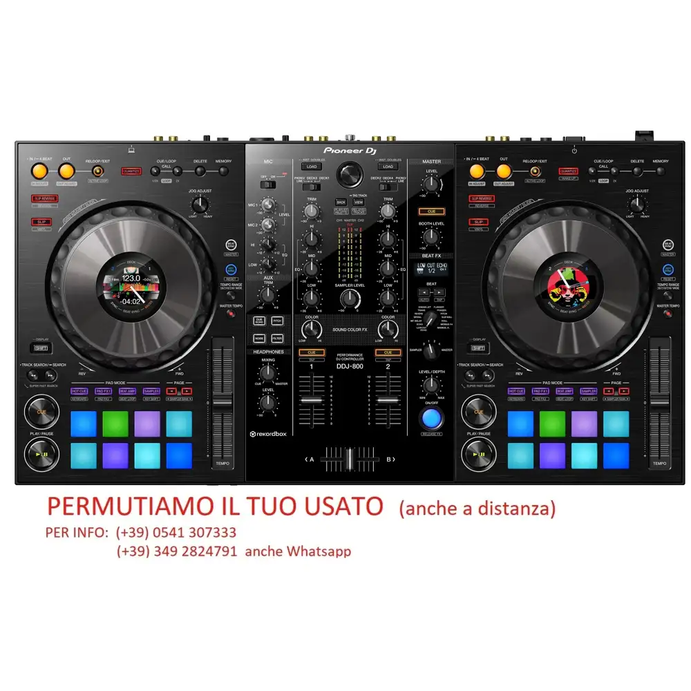 DJセット Pioneer CDJ-800 ＋ BEHRINGER DX626 Behringer DX626 – Thomann Italia