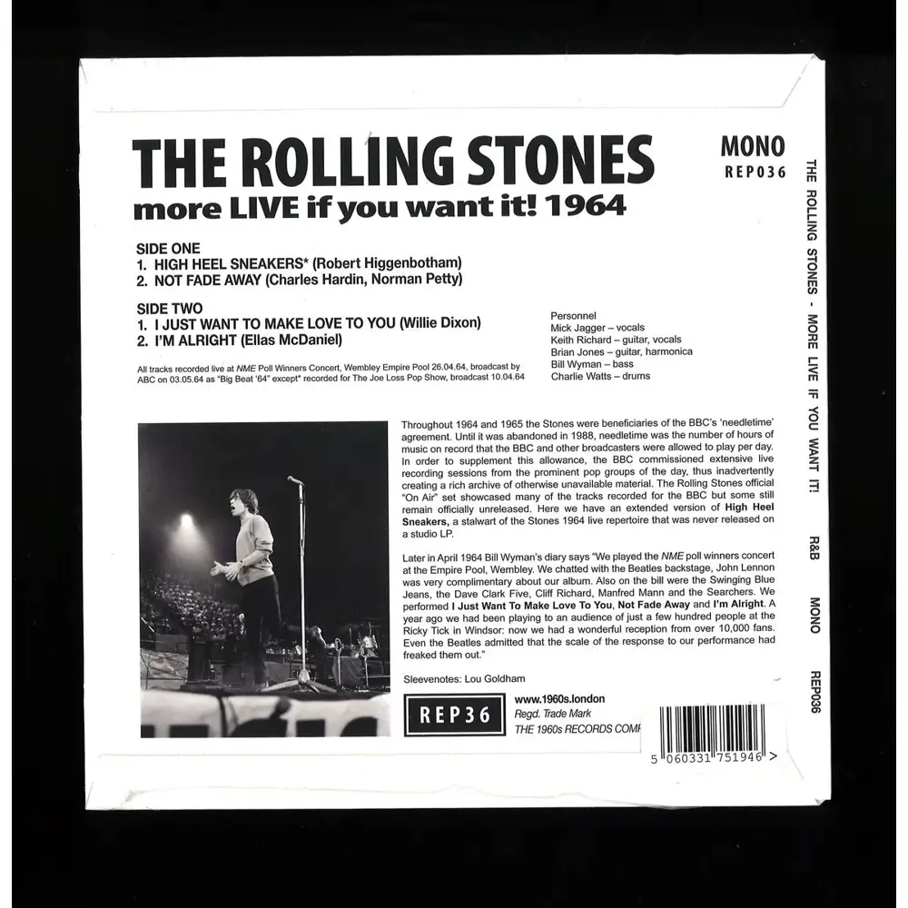 Retouch Reproducere klint the rolling stones - more live if you want it! ep pop rock alternative -  Disco Più