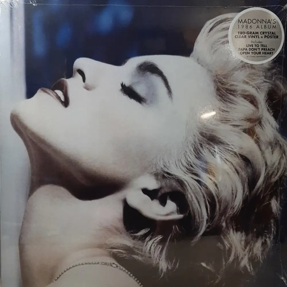 madonna - true blue <br><small>[SIRE (180 GM CLEAR VINYL+POSTER