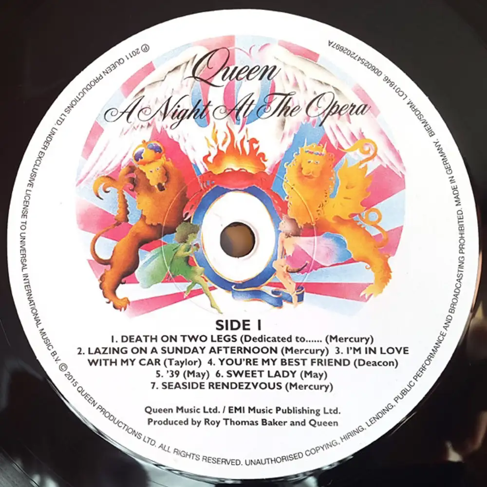 queen - a night at the opera <br><small>[VIRGIN / EMI