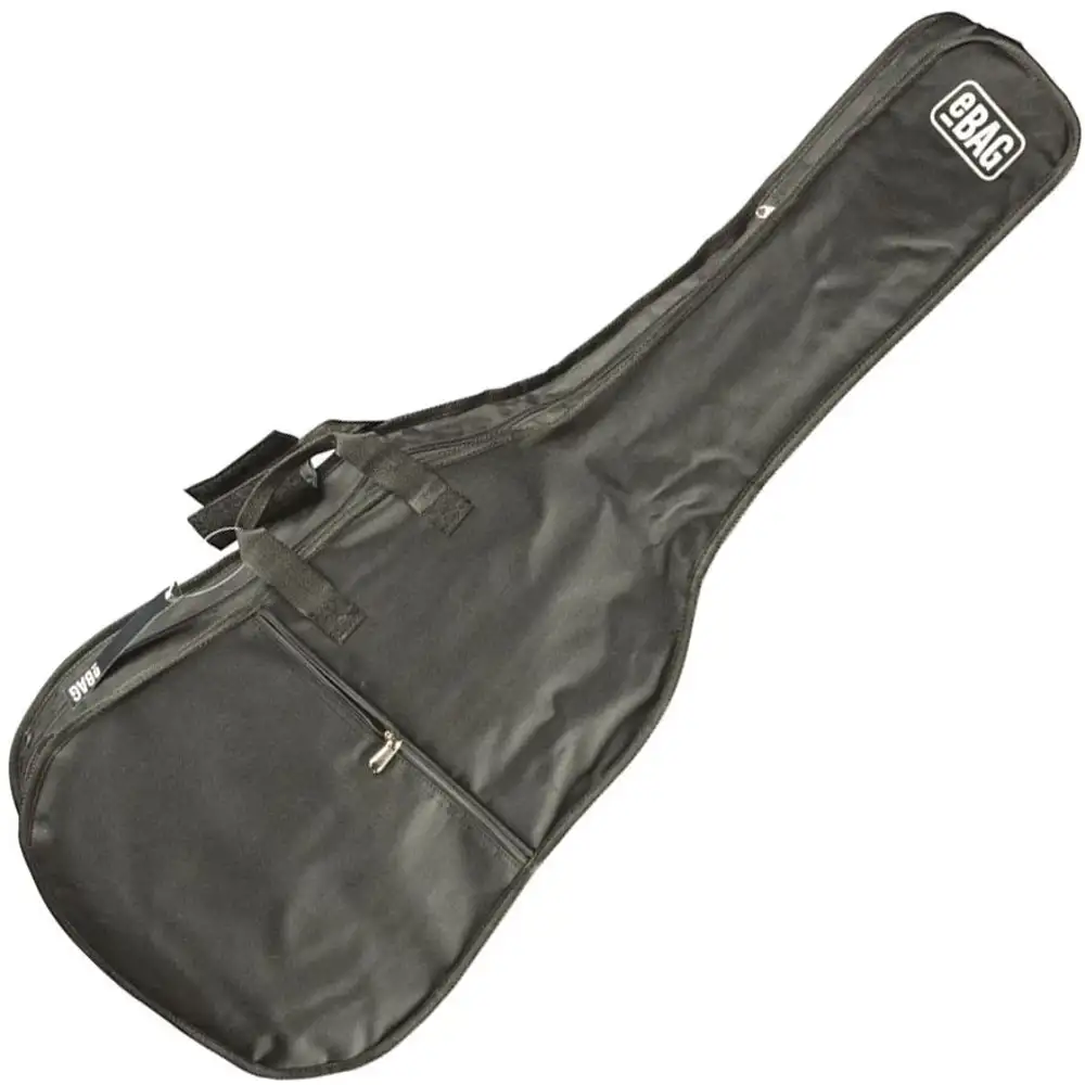 Custodia Per Chitarra Classica 3/4 - Custodia Morbida Con Tracolla, Tasca E Maniglia, Nero/Grigio - Foto 5