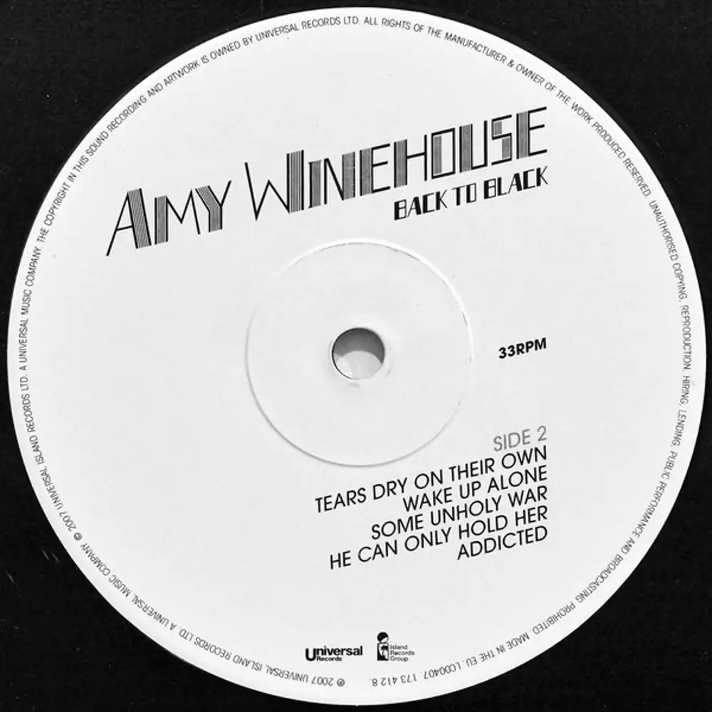 Amy Winehouse - Back To Black - Vinyl