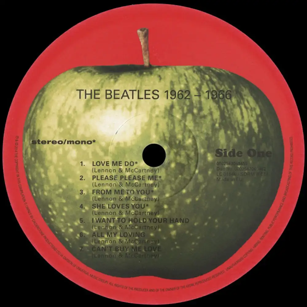 the beatles - 1962-1966 <br><small>[APPLE / UNIVERSAL (DOUBLE)]</small>  Vinili - Vendita online Attrezzatura per Deejay Mixer Cuffie Microfoni  Consolle per DJ