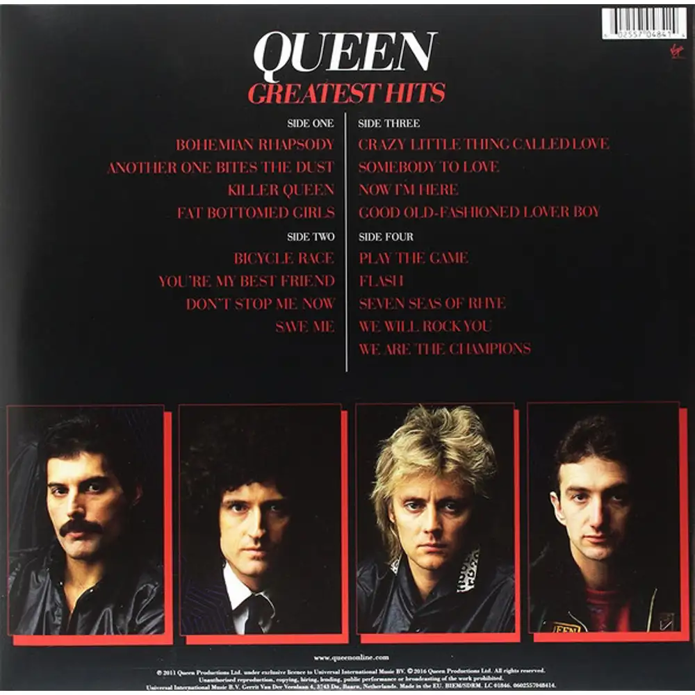 queen - greatest hits (remastered 180 gr.) <br><small>[VIRGIN / UNIVERSAL ( DOUBLE)]</small> Vinyl - Vendita online Attrezzatura per Deejay Mixer  Cuffie Microfoni Consolle per DJ