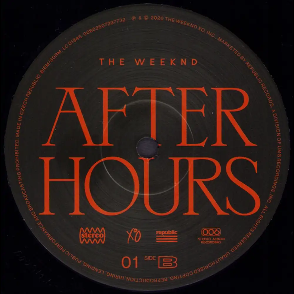 the weeknd - after hours <br><small>[REPUBLIC / UNIVERSAL (DOUBLE