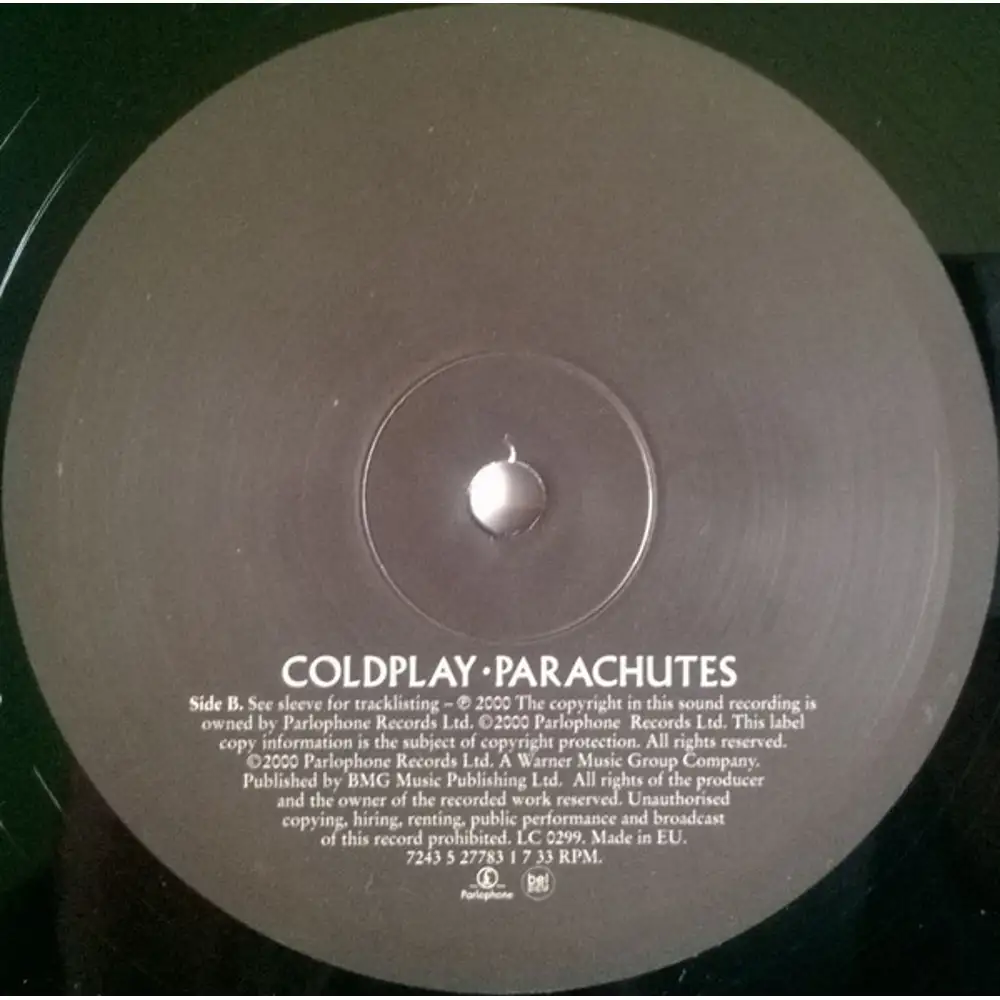 Coldplay - Parachutes - Vinyl