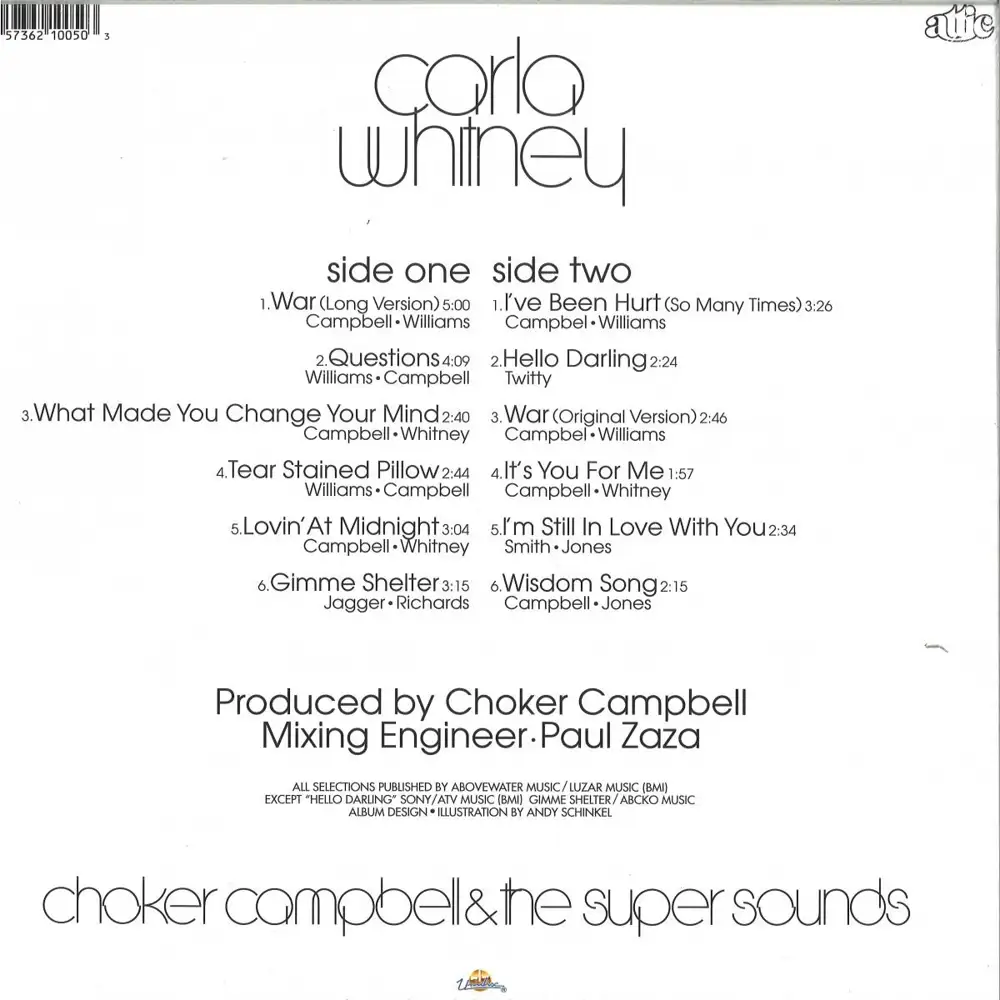 carla whitney - choker campbell & the super sounds Vinyl - Vendita