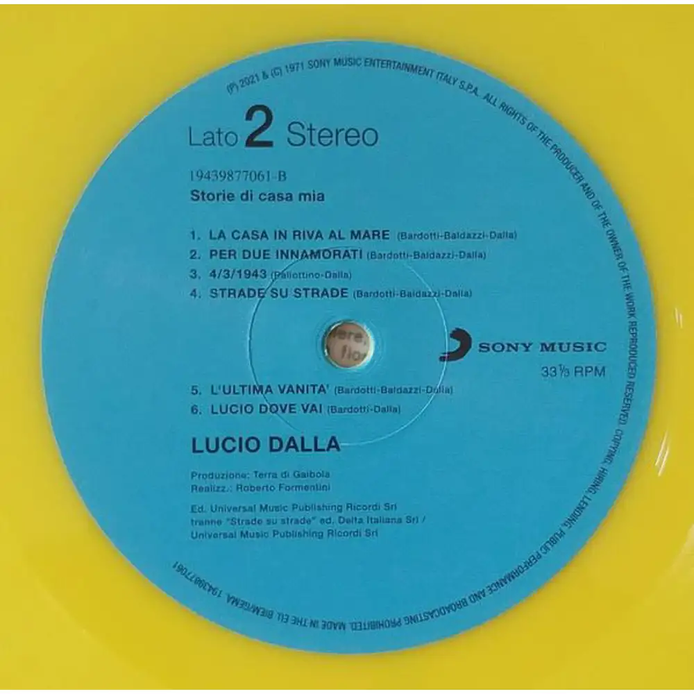 lucio dalla - storie di casa mia <br><small>[LEGACY / SONY MUSIC