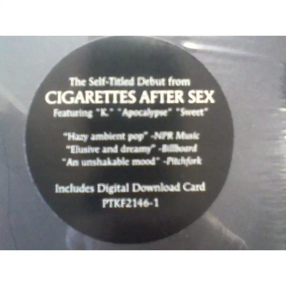 cigarettes after sex - cigarettes after sex <br><small>[PARTISAN  RECORDS]</small> Vinyl - Vendita online Attrezzatura per Deejay Mixer  Cuffie Microfoni Consolle per DJ