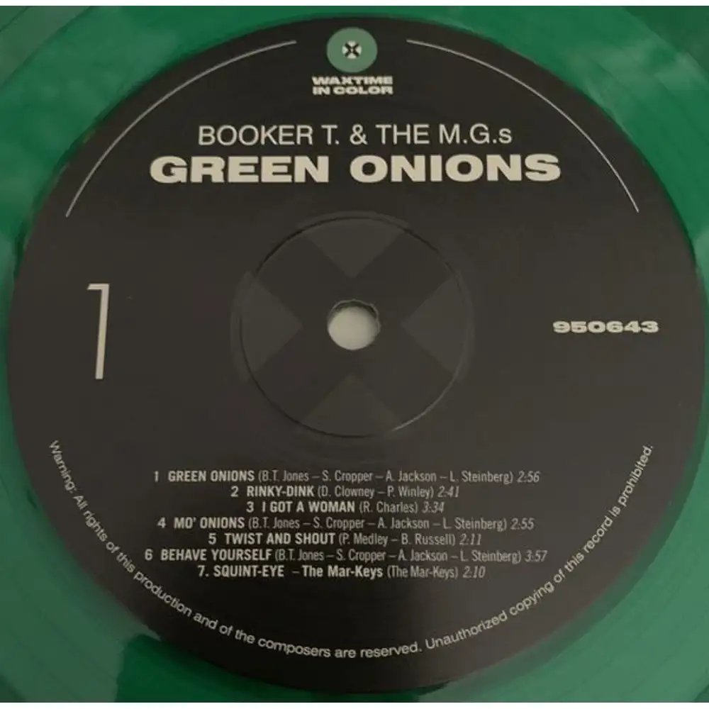 booker t & the mg's - green onions (180 gram colored vinyl) soul