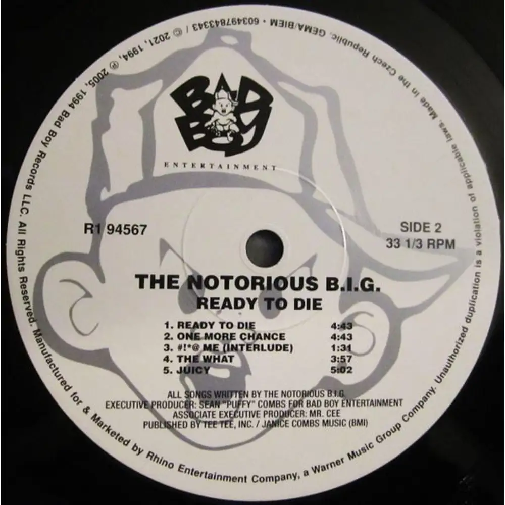 Notorious B.I.G. - Ready To Die (2 LP) - Muziker