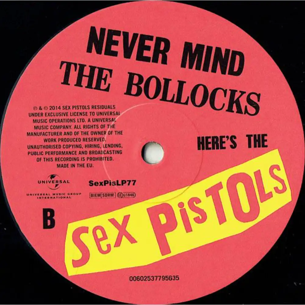 sex pistols - never mind the bollocks <br><small>[UMC / UNIVERSAL]</small>  Vinyl - Vendita online Attrezzatura per Deejay Mixer Cuffie Microfoni  Consolle per DJ