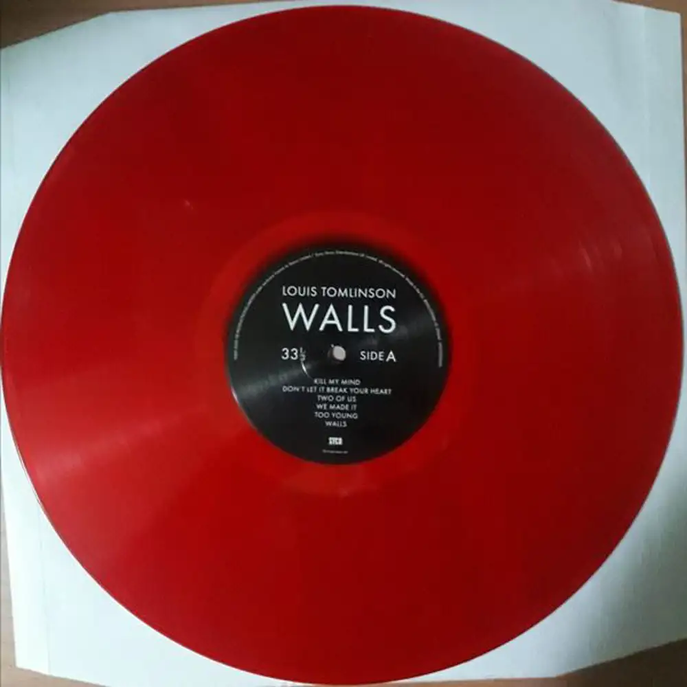 louis tomlinson - walls (red vinyl) Vinyl - Vendita online Attrezzatura per  Deejay Mixer Cuffie Microfoni Consolle per DJ