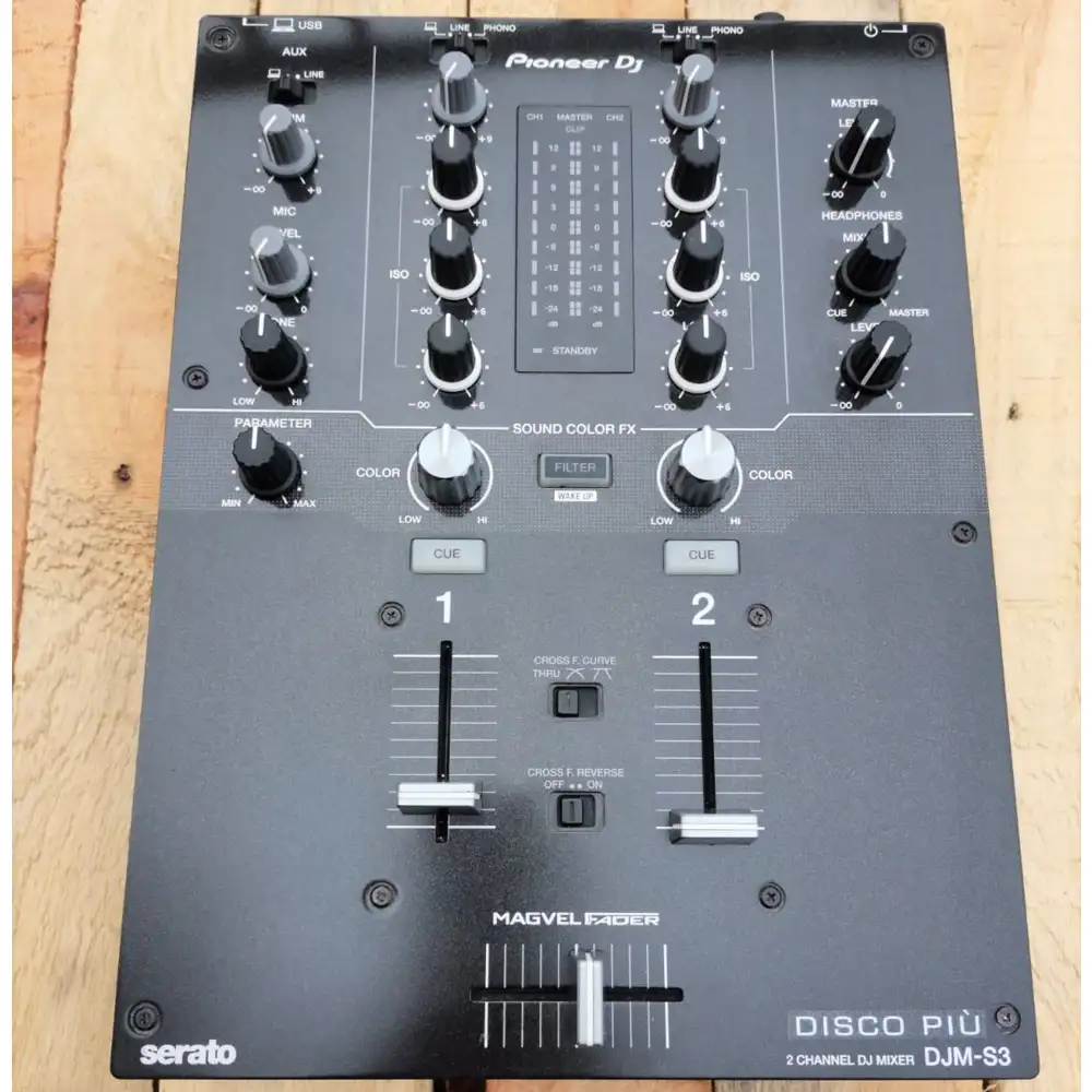 DJM-S3 (usato) Usb dj mixers - Vendita online Attrezzatura per Deejay Mixer  Cuffie Microfoni Consolle per DJ