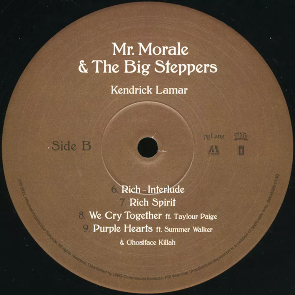 kendrick lamar - mr. morale & the big steppers <br><small