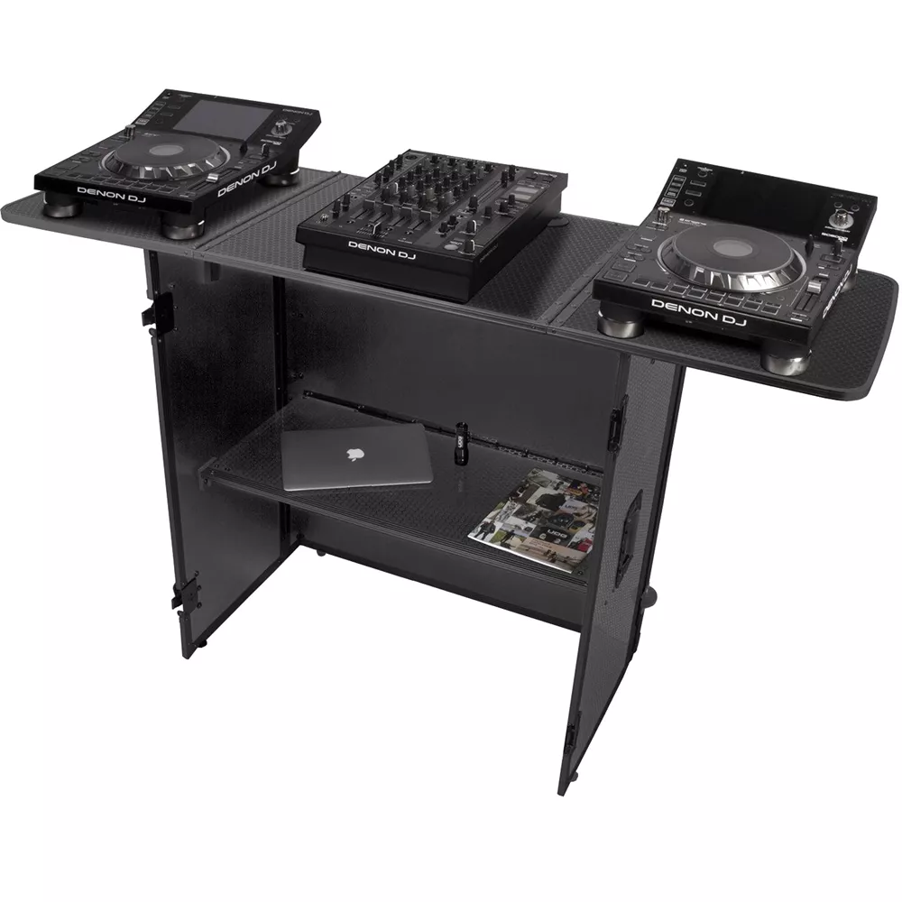 ULTIMATE FOLD OUT DJ TABLE BLACK PLUS (wheels) Supporti per controller e  consolles - Vendita online Attrezzatura per Deejay Mixer Cuffie Microfoni Consolle  per DJ