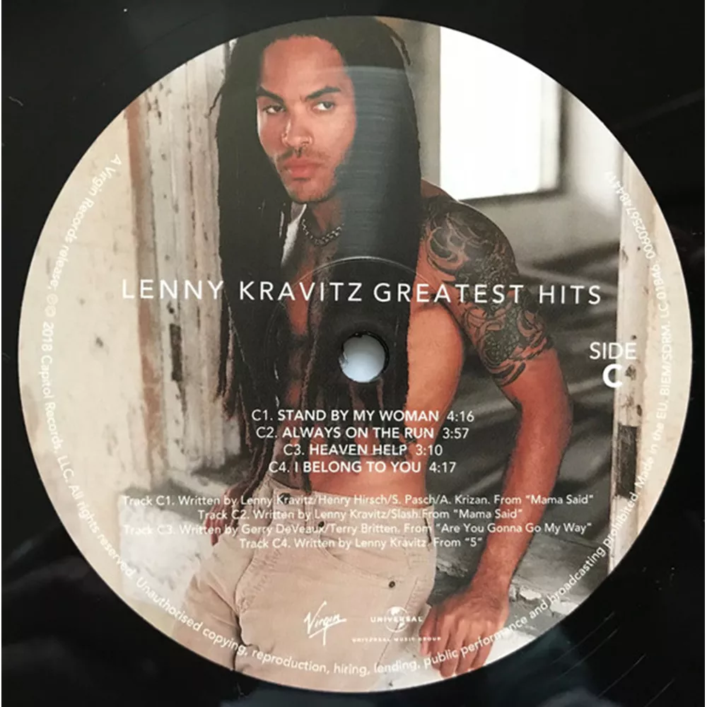 欧2LP Lenny Kravitz Greatest Hits 00602567284949 Virgin /00660 Lenny Kravitz - Greatest Hits - Amazon.com Music
