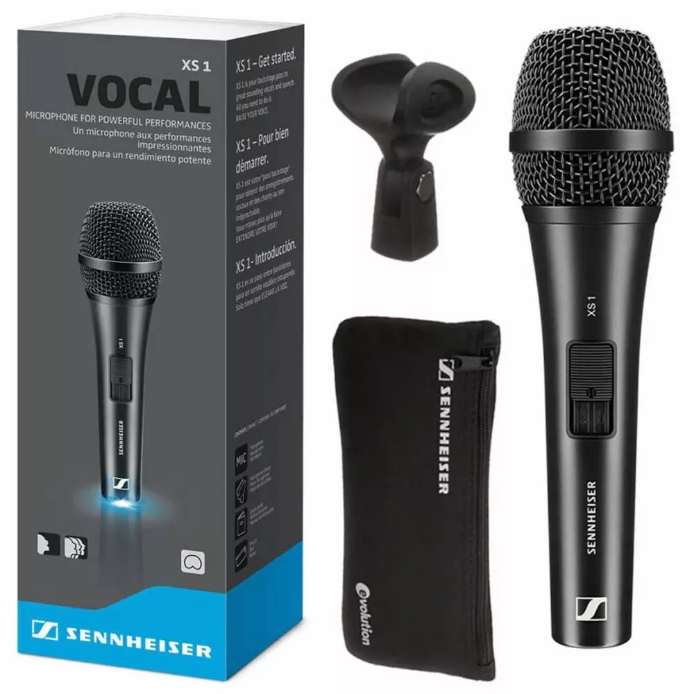 Microfono Dinamico Sennheiser XS 1 - Portatile, Per Cantanti E Presentatori