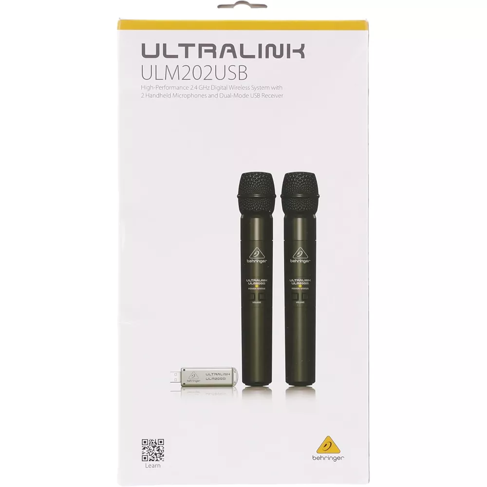 ベリンガー ワイヤレスマイクシステム ULM202USB ULTRALINK BEHRINGER ULM202USB ULTRALINK ワイヤレスマイク(ベリンガー