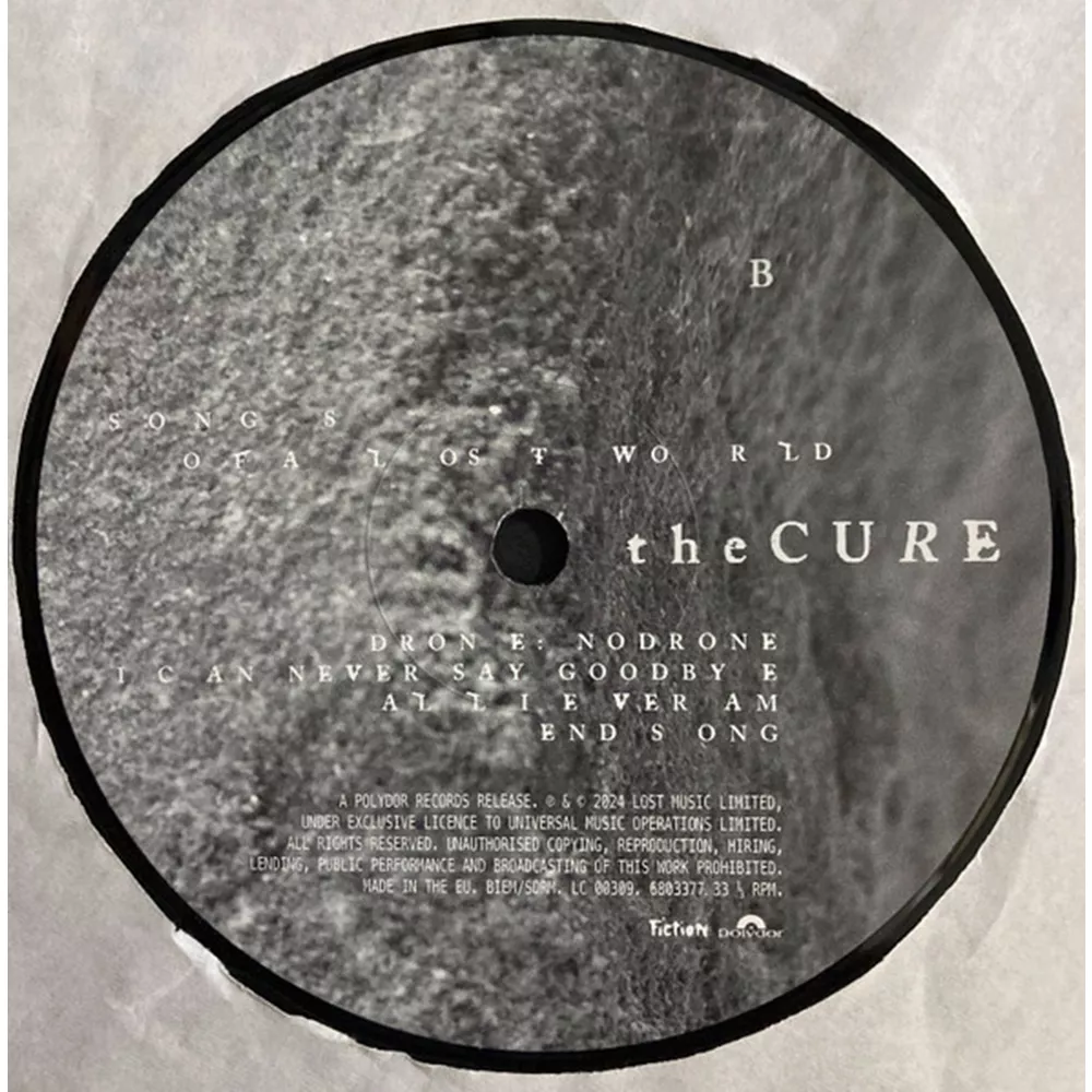 the cure - songs of a lost world <br><small>[FICTION