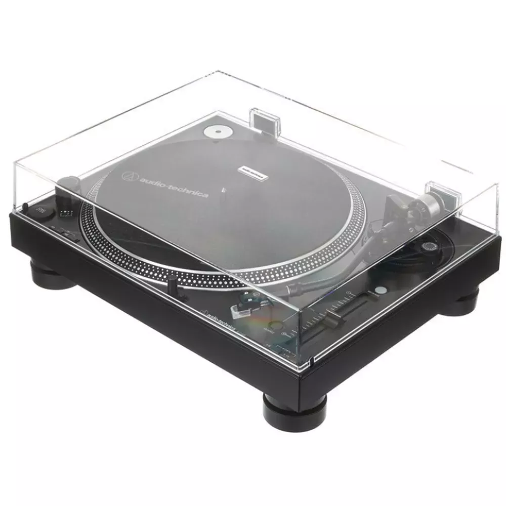 Audio-Technica AT-LP140XP Giradischi DJ Professionale A Trasmissione Diretta - Nero | Per Set Precisi E Duravoli