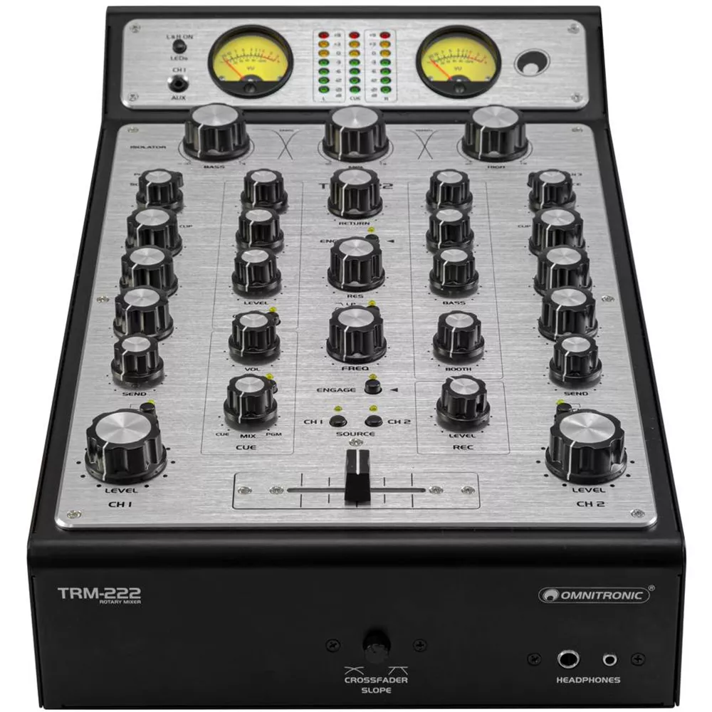 【未使用品】 Omnitronic TRM-222 ロータリーDJミキサー TRM-222 Mixer dj rotary - Vendita online Attrezzatura per Deejay