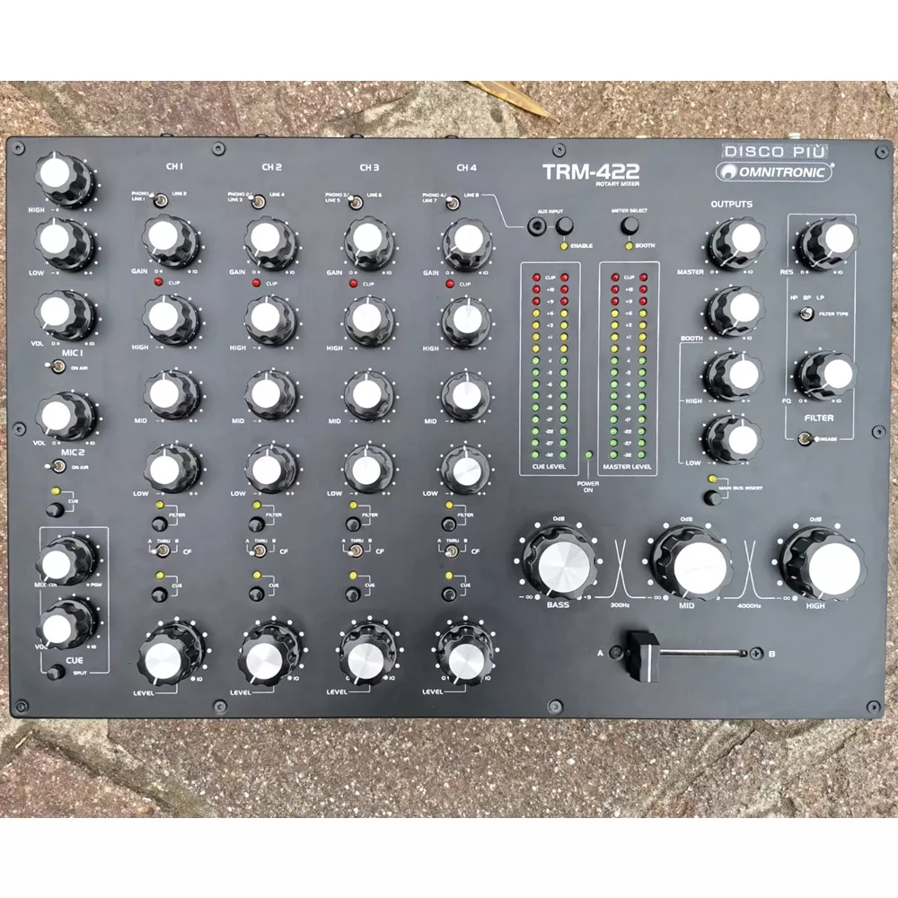 未使用品！Omnitronic TRM-422 4chロータリーミキサー 未使用品！Omnitronic TRM-422 4chロータリーミキサー