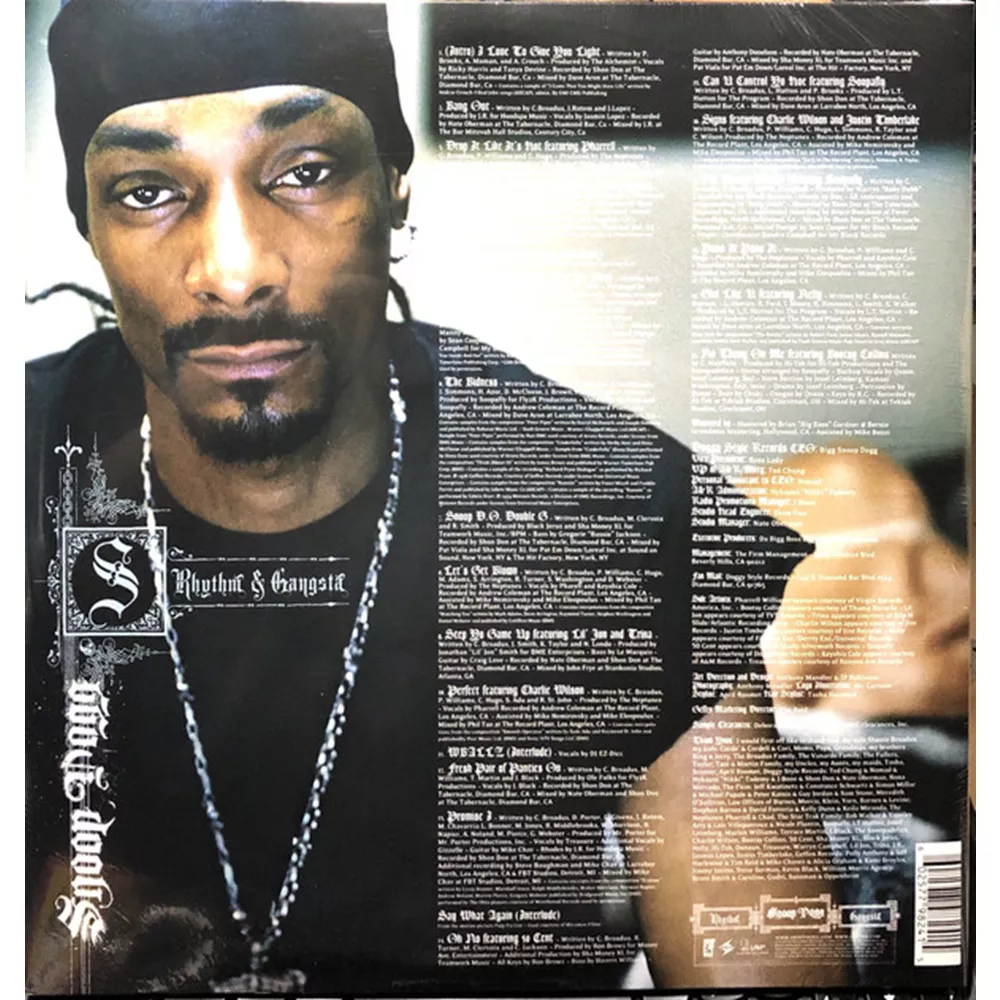 米2LP Snoop Dogg R &amp;amp; G (Rhythm &amp;amp; Gangsta): The Masterpiece B003072901 Geffen Records, UMe /00660 Snoop Dogg - R&G (Rhythm & Gangsta): The Masterpiece Vinyl