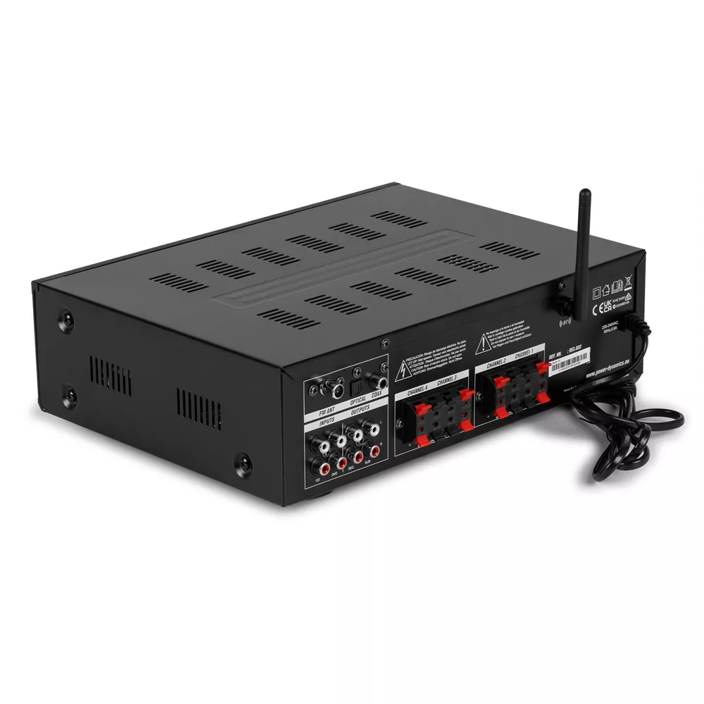 Amplificatore Stereo Bluetooth, Uscita Audio a 4 Canali, con Controllo