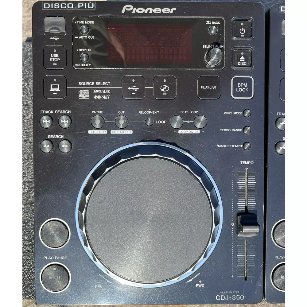 PIONEER DJ CDJ 350 K (coppia) (usato) CD players - Vendita online